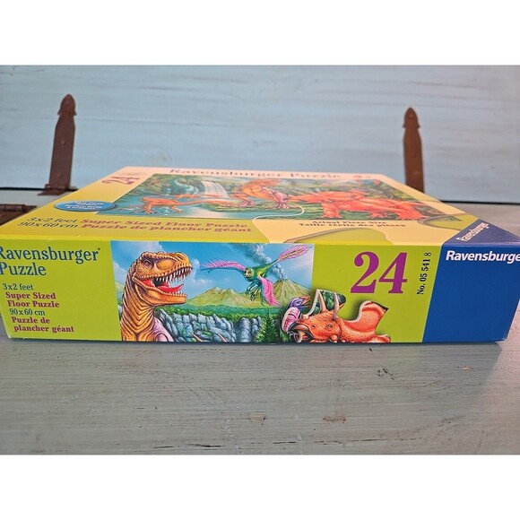 Dinosaur Pals 24 Piece #055418 Super Sized Floor Puzzle Ravensburger 3×2 Jigsaw - Picture 3 of 7